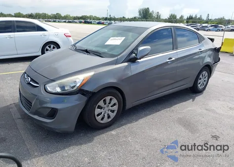 2016 Hyundai Accent Se из США, поврежденный, VIN KMHCT4AE7GU072639